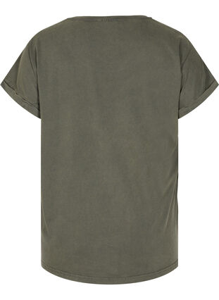 T-shirt i ekologisk bomull med tryck, Ivy acid Lion as s, Packshot image number 1