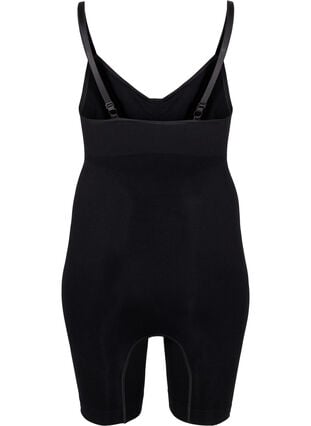Shapewear bodysuit med öppning nedtill, Black, Packshot image number 1