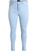 Amy jeans med h&ouml;g midja och supersmal passform, Bl&aring;, Packshot image number 0
