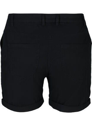 Shorts i regular fit med fickor, Black, Packshot image number 1