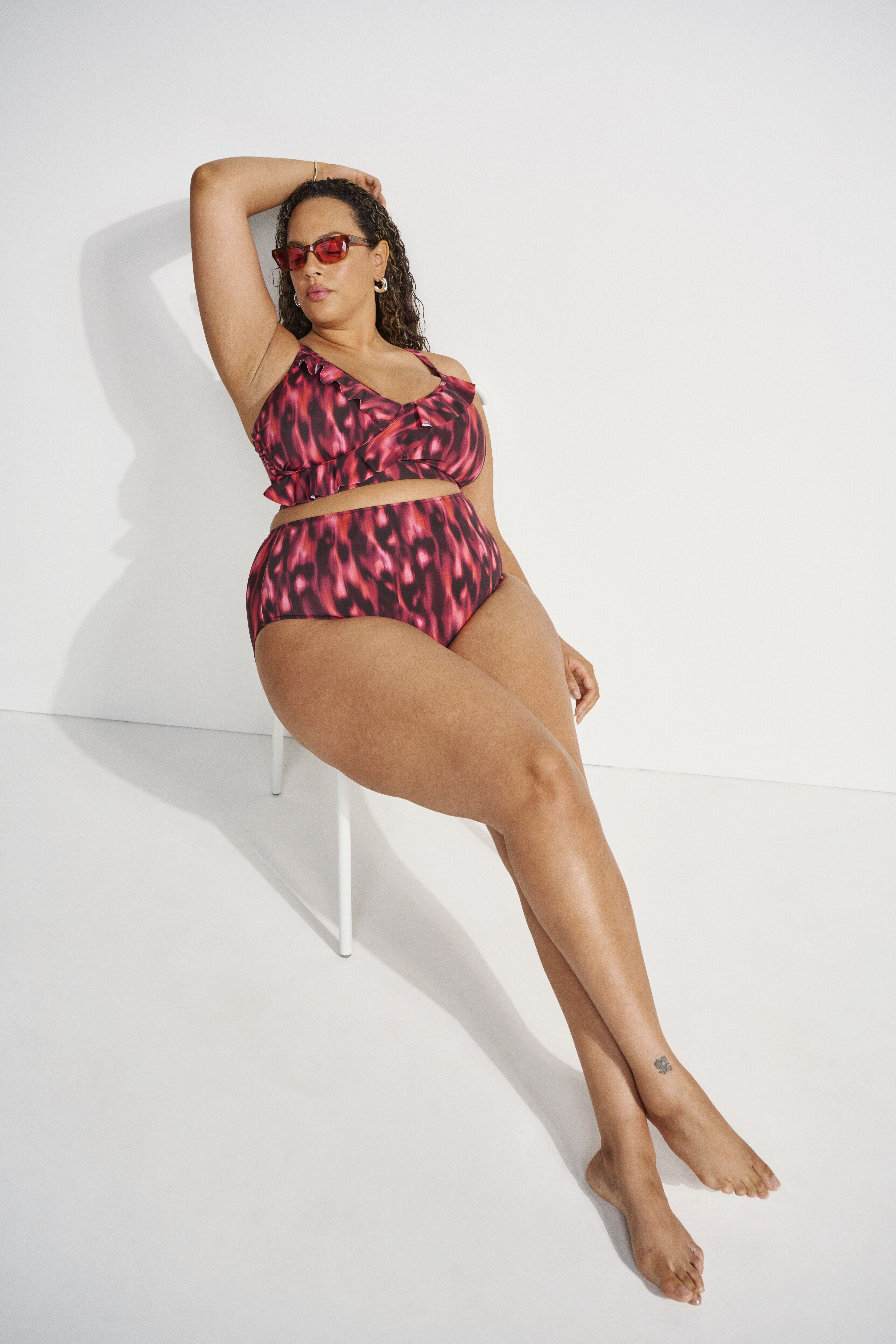 Zizzi Rufflad bikini, , Model