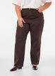 F&auml;rgade Kiana-jeans med rak passform, Brun, Model image number 2