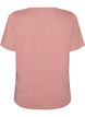 T-shirt med tryck, Rosa, Packshot image number 1
