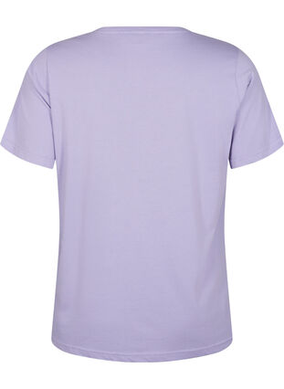 FLASH - T-shirt med rund halsringning, Lavender, Packshot image number 1