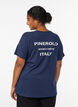 T-shirt med tryck, Bl&aring;, Model image number 2