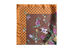 Kvadratisk scarf i satinlook med m&ouml;nster, Brun, Packshot image number 2