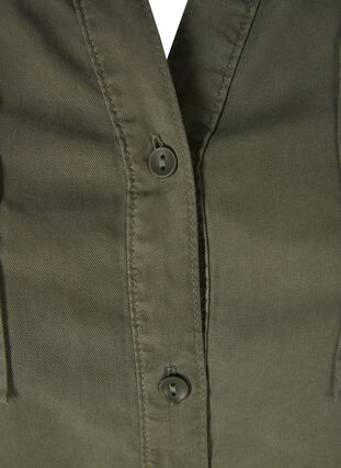 Långärmad skjorta i lyocell, Deep L. Green, Packshot image number 2