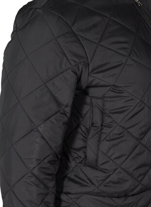 Quiltad 2-i-1 jumpsuit med fickor, Black, Packshot image number 3
