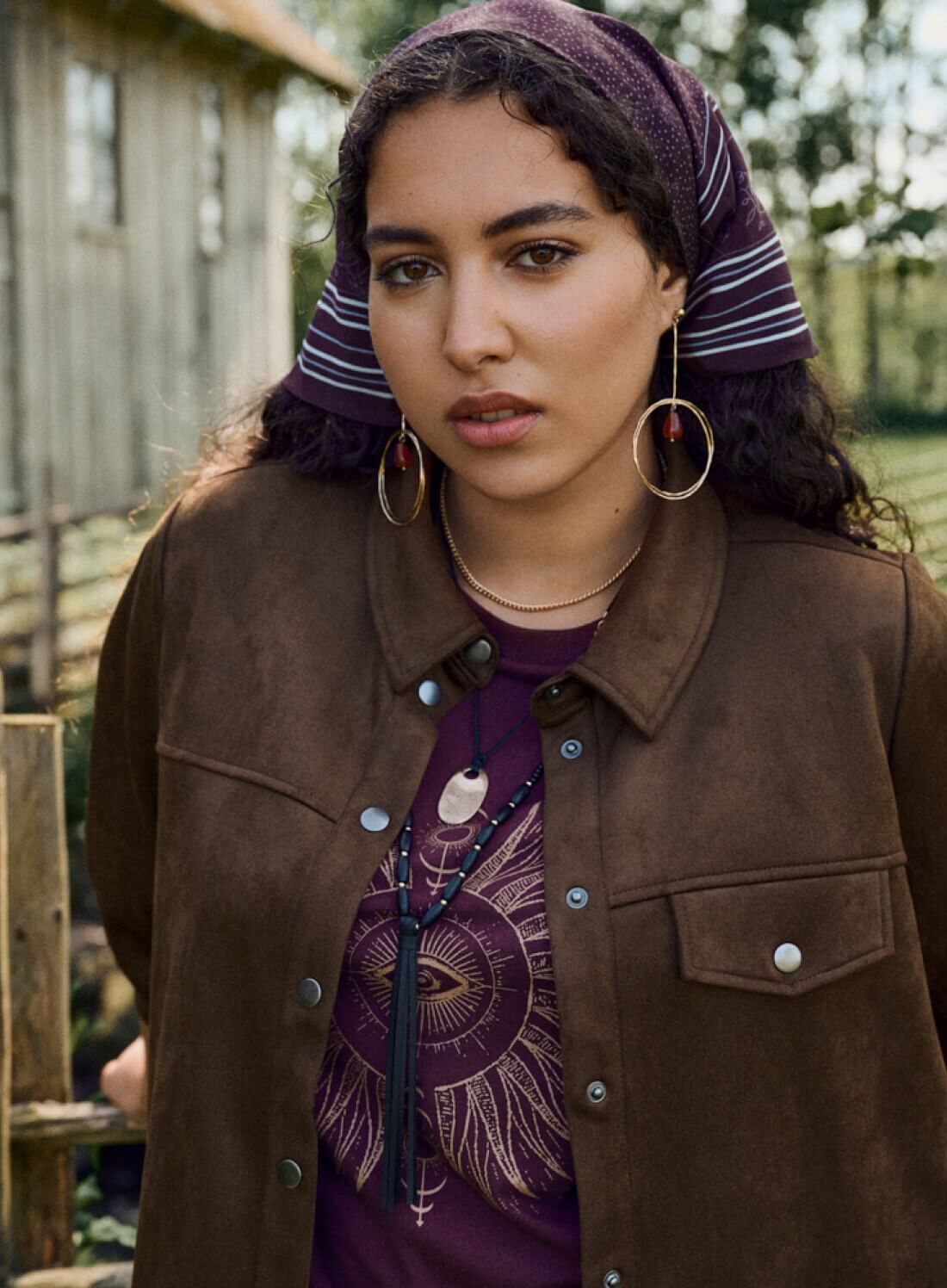 Zizzi Matchande set i brunt, , Model