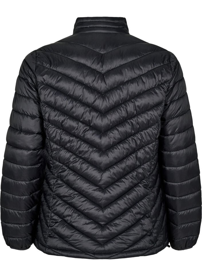 L&auml;ttviktsjacka med fickor, Svart, Packshot image number 1