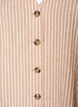 Randig v&auml;st i linne och viskos, Beige, Packshot image number 2