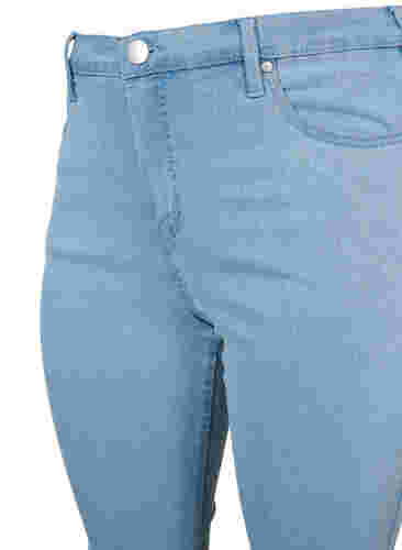 Super slim Amy jeans med hög midja, Ex Lgt Blue, Packshot image number 2