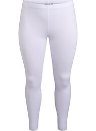 Basic leggings i viskos, Vit
