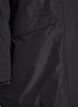 Vattenavvisande parkas med huva och funktionella detaljer, Svart, Packshot image number 3