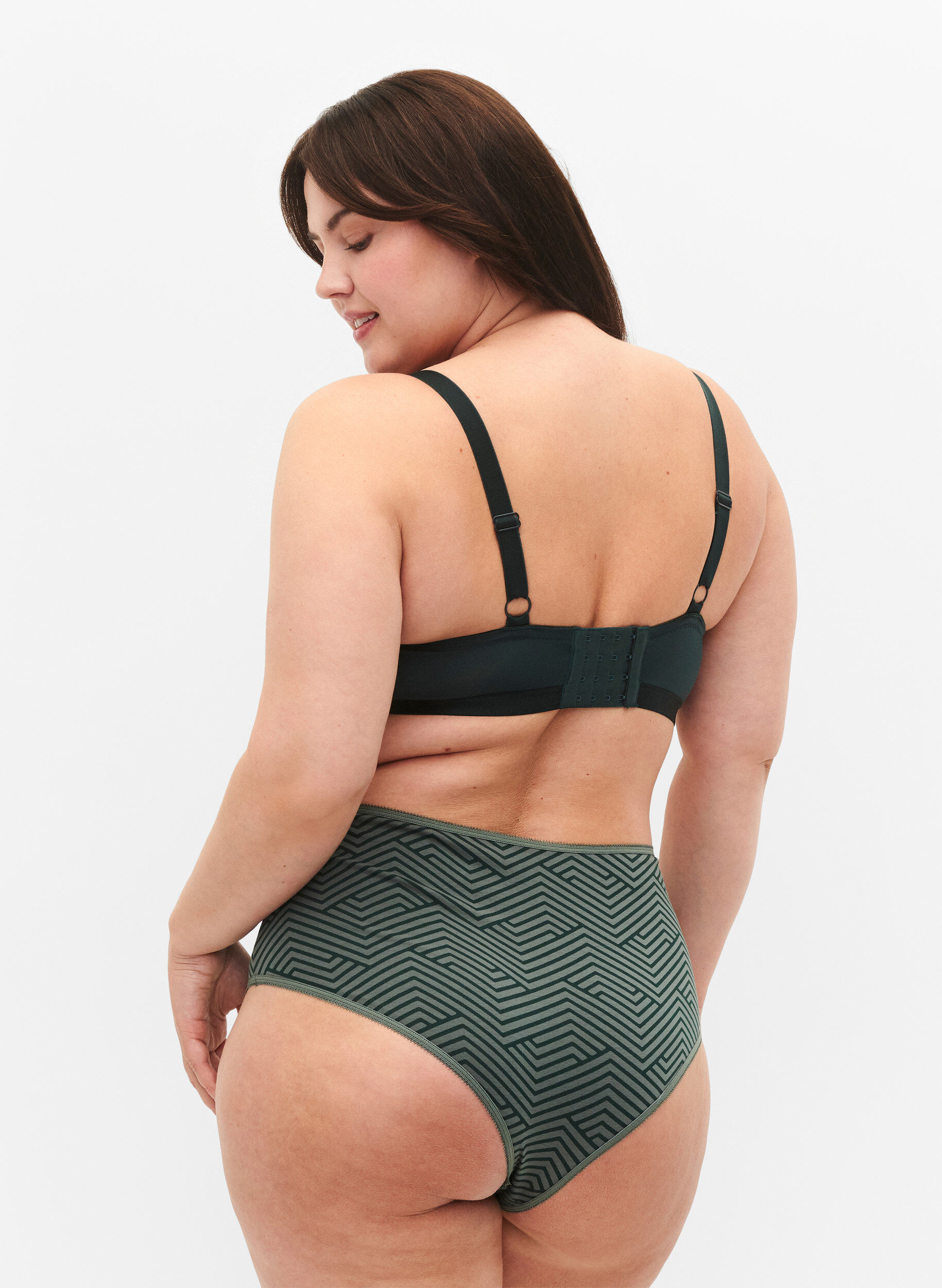 Zizzi 7-pack hipster med vanlig midja, Scarab Multi Pack, Model image number 1