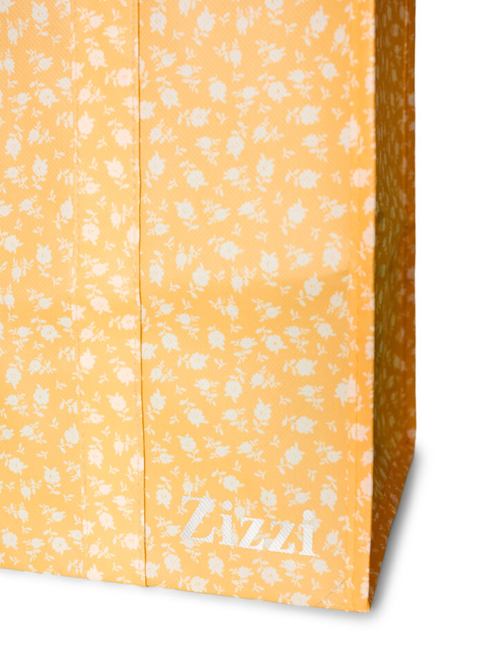 Shoppingv&auml;ska med dragkedja, Orange, Packshot image number 2