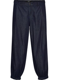 Balloon jeans med h&ouml;g midja, Bl&aring;