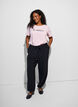 T-shirt med tryck, Rosa, Model image number 1