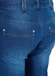Caprijeans med smal passform och fickor, Bl&aring;, Packshot image number 3
