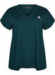 L&ouml;s tr&auml;ningst-shirt med v-ringning, Gr&ouml;n, Packshot image number 0