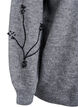 Tr&ouml;ja med p&auml;rlbroderi, Gr&aring;, Packshot image number 3