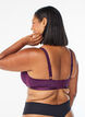 Formpressad BH med mesh, Lila, Model image number 2