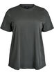 Enkel t-shirt i bomull med rund halsringning, Gr&ouml;n, Packshot image number 0