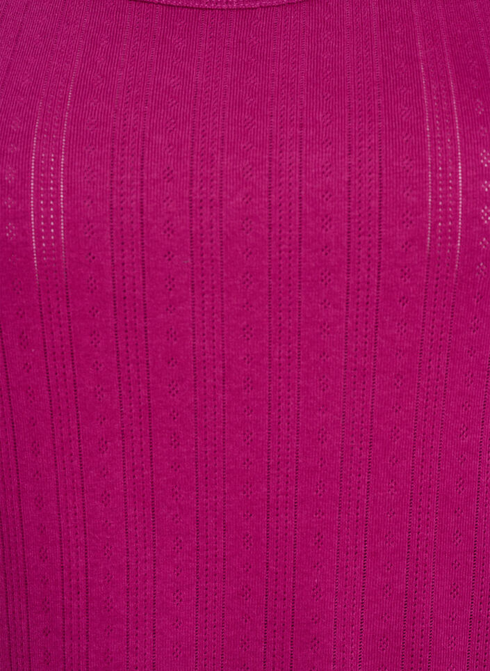 Nattlinne i ekologisk bomull med texturerat m&ouml;nster, Rosa, Packshot image number 2