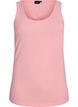 Solid f&auml;rg bas topp i bomull, Rosa, Packshot image number 0