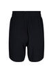 Löst sittande shorts i viskos, Black, Packshot image number 1