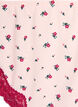 Braziliantrosa med blomsterm&ouml;nster och spets, Rosa, Packshot image number 2