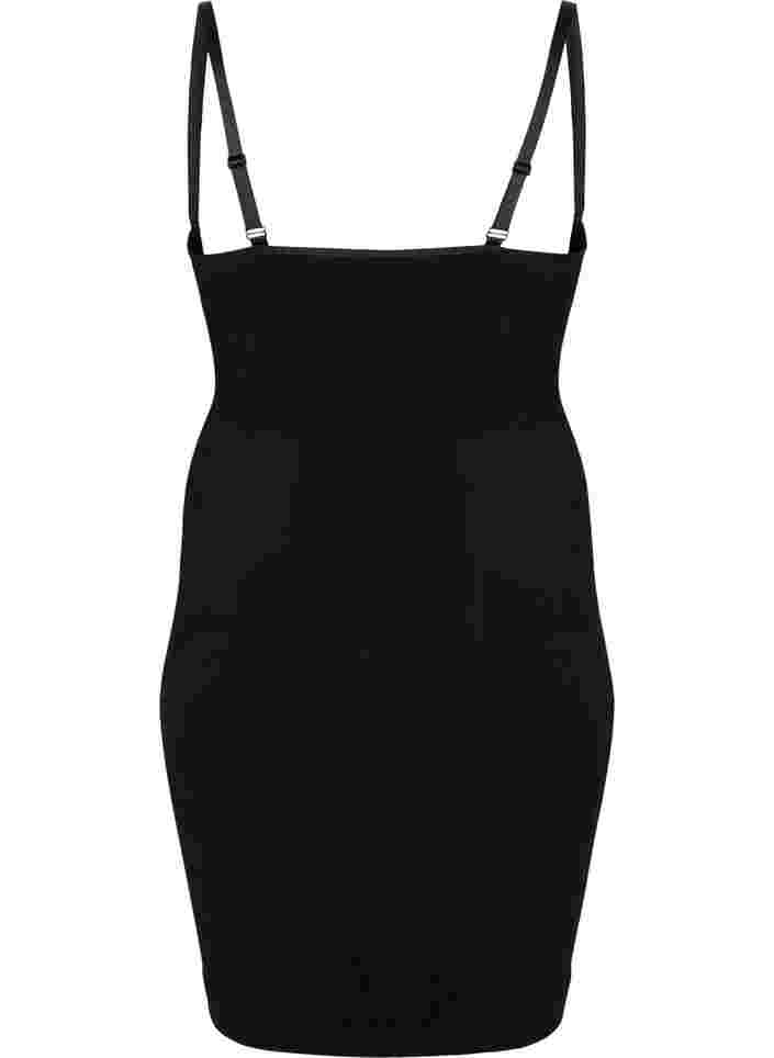 Shapewearklänning med justerbara band, Black, Packshot image number 1