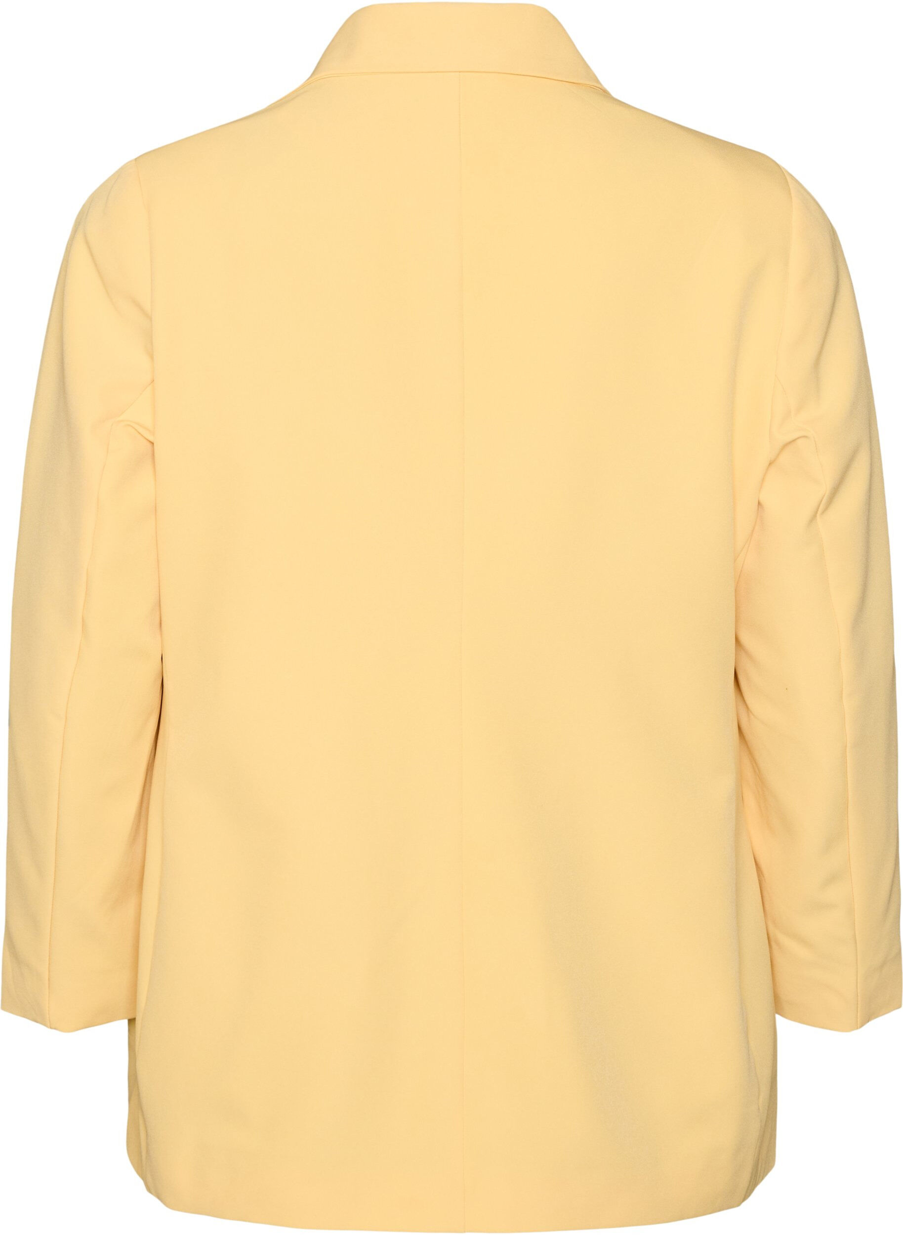 ZizziKlassisk blazer med kn&auml;ppning, Gul, Packshot image number 1