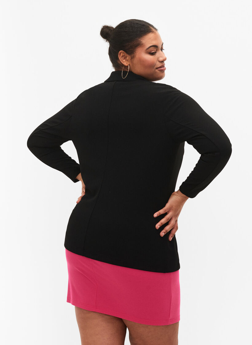 Blazer med fickor, Black, Model image number 1