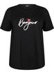 T-shirt med tryck, Svart, Packshot image number 0