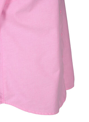 Långärmad bomullsskjorta, Pink Frosting, Packshot image number 3