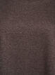 Sweatshirt med rund halsringning, Brun, Packshot image number 2