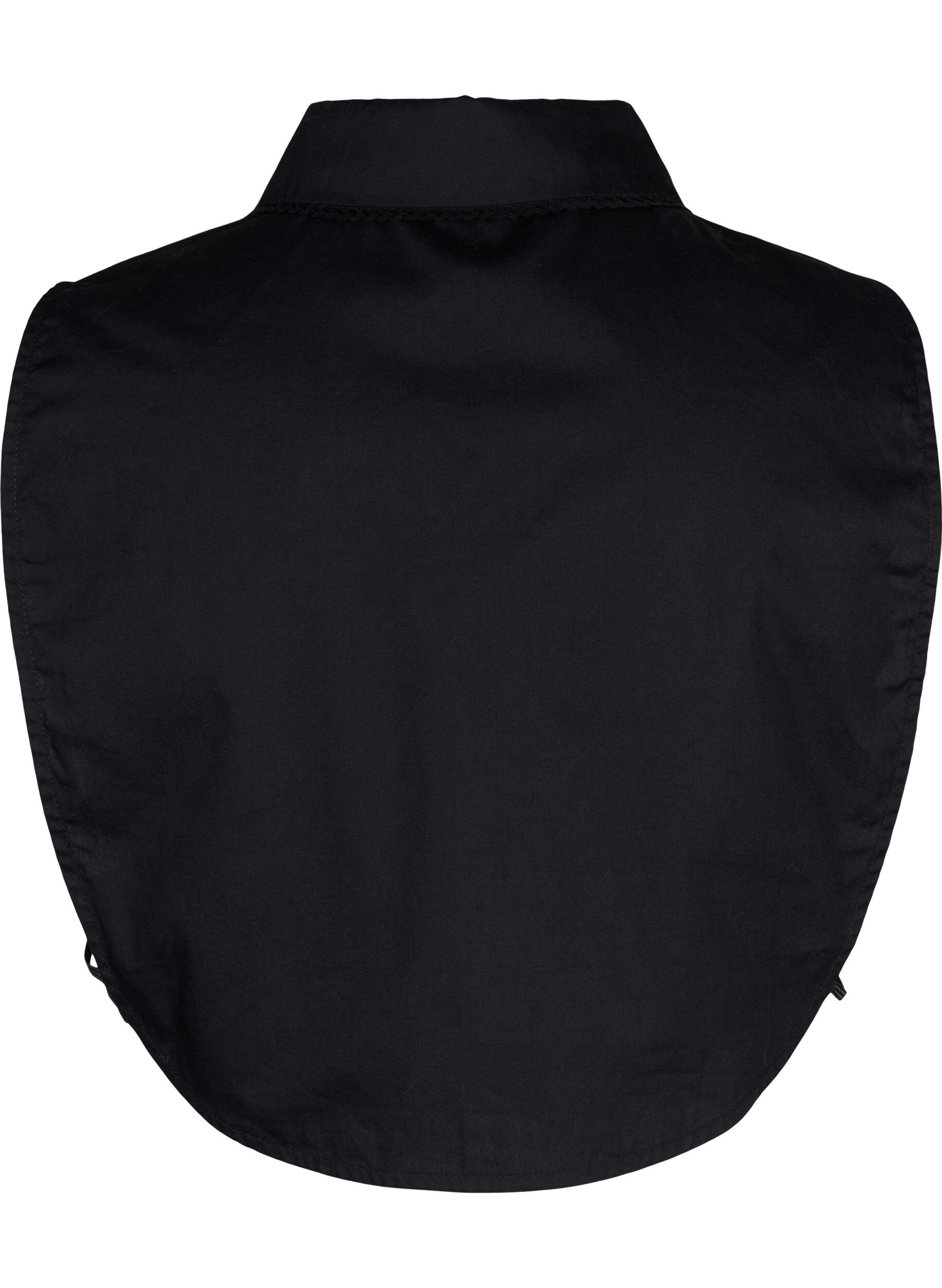 Zizzi Krage med spetsband, Black, Packshot image number 1