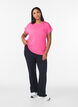 Enf&auml;rgad tr&auml;nings-T-shirt, Rosa, Model image number 1