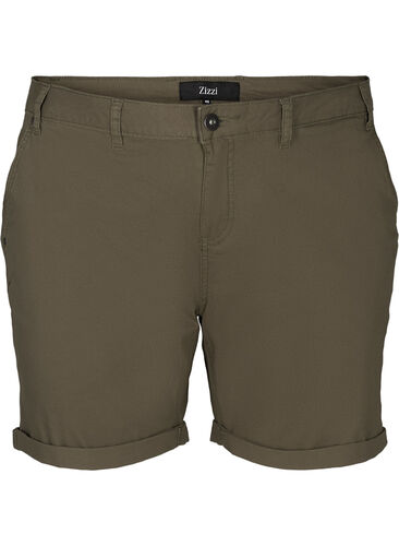 Shorts i regular fit med fickor, Tarmac, Packshot image number 0