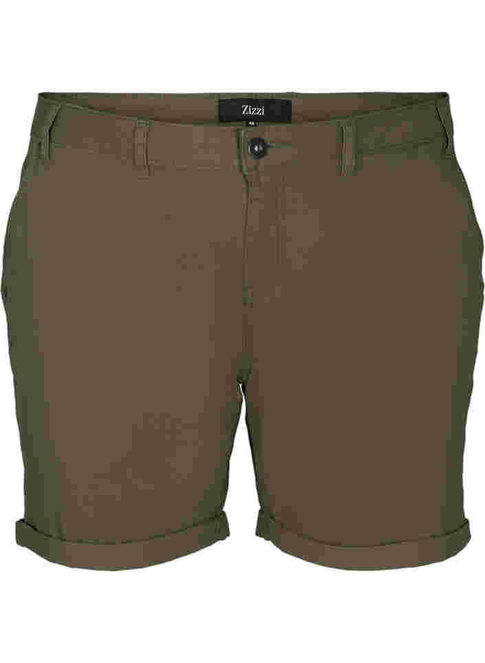 Shorts i regular fit med fickor, Tarmac, Packshot image number 0