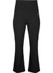 Träningsbyxor med utsvängda ben och hög midja, Svart, Packshot image number 0