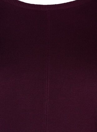 Lös stickad tröja med ribbkanter, Winter Bloom, Packshot image number 2
