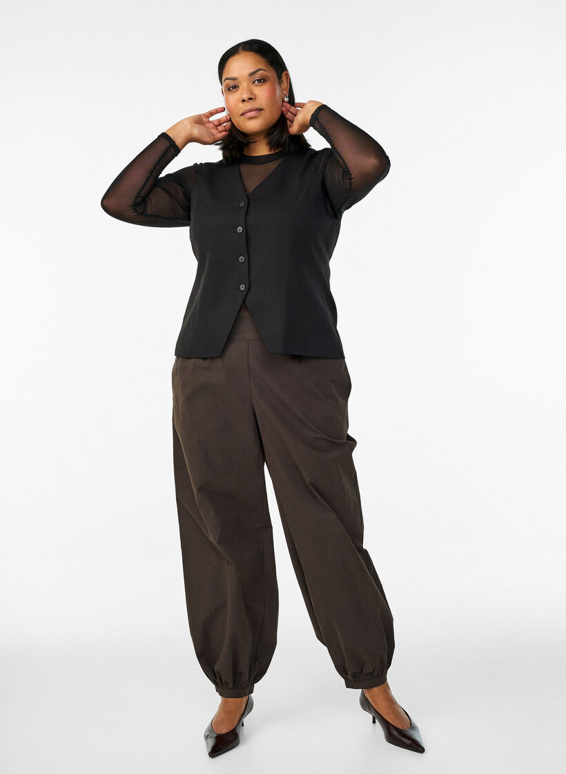 V&auml;st med kn&auml;ppning, Svart, Image image number 0