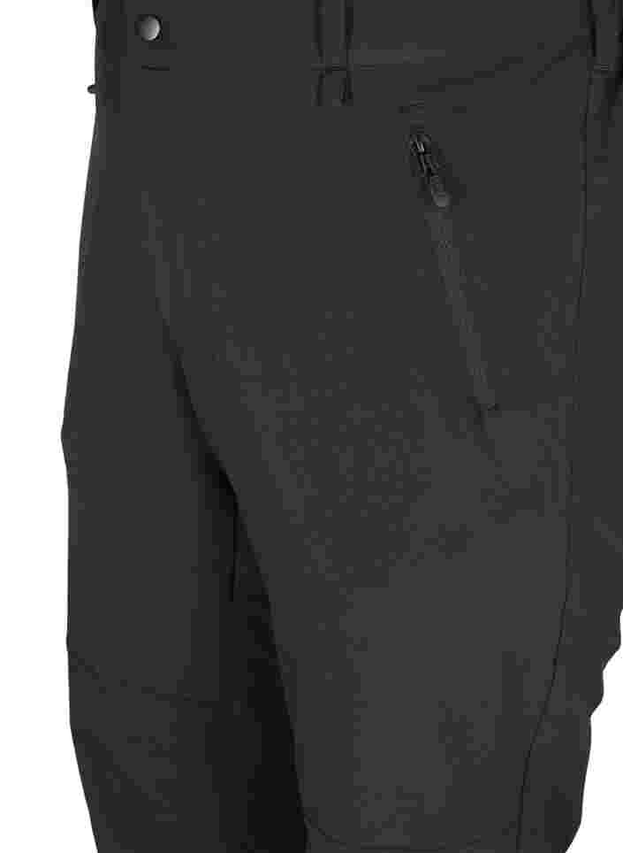 Vandringsbyxa med fickor, Black, Packshot image number 2