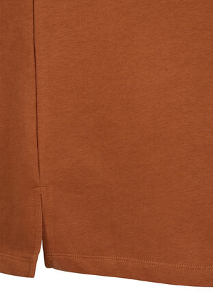 Sweatshirtklänning med korta ärmar och lös passform, Argan Oil, Packshot image number 3