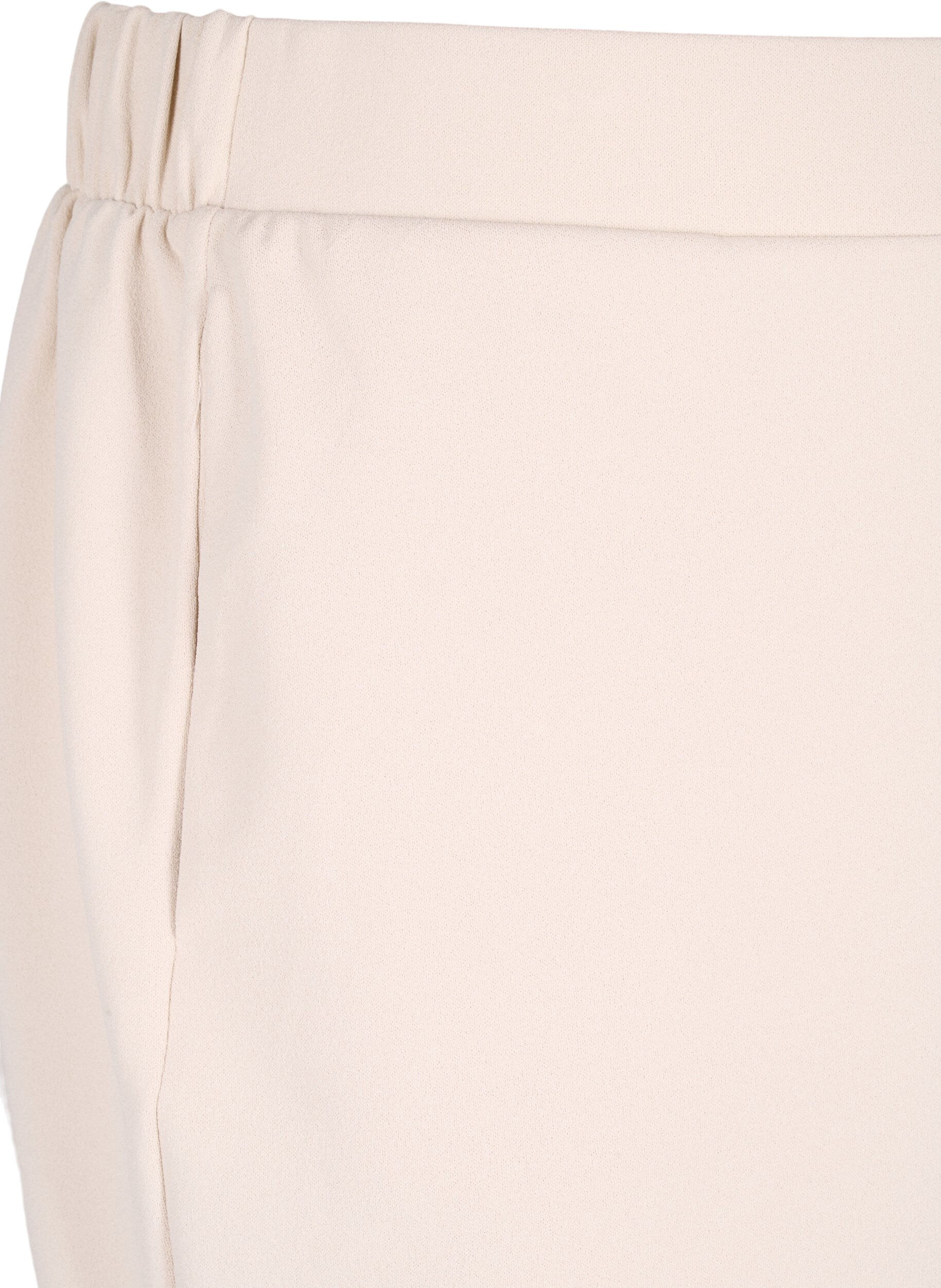 Zizzi FLASH - L&ouml;st sittande shorts med fickor, Beige, Packshot image number 2