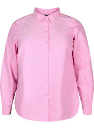 Långärmad bomullsskjorta, Pink Frosting, Packshot