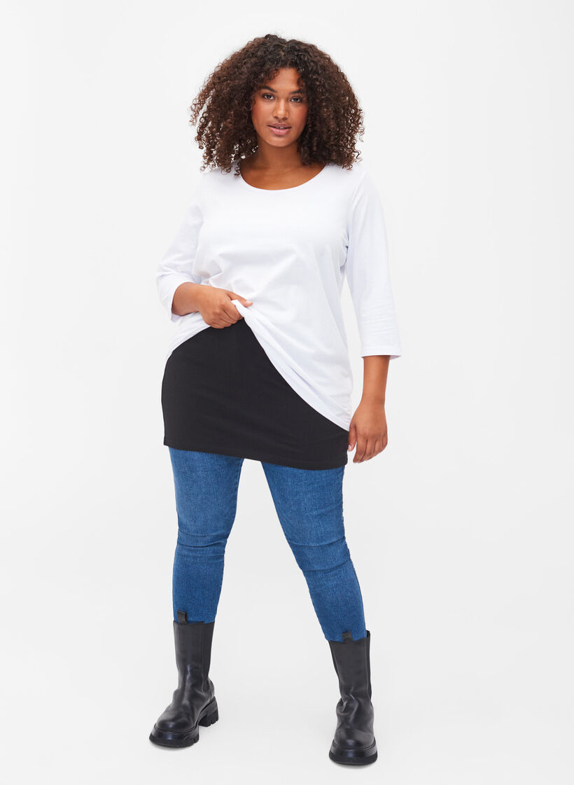 2-pack toppförlängare, Black/Black Dot, Model image number 3