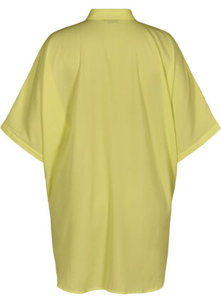 Kortärmad oversize skjorta, Sunny Lime, Packshot image number 1